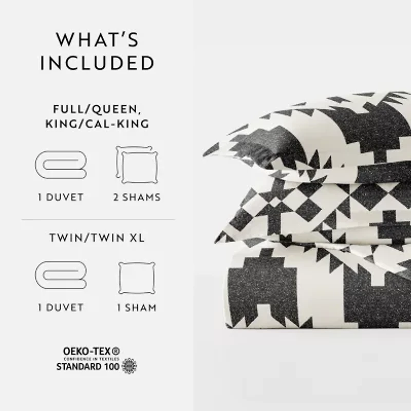 Casual Comfort Adobe Diamond Patterned Duvet Cover Set