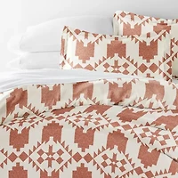Casual Comfort Adobe Diamond Patterned Duvet Cover Set