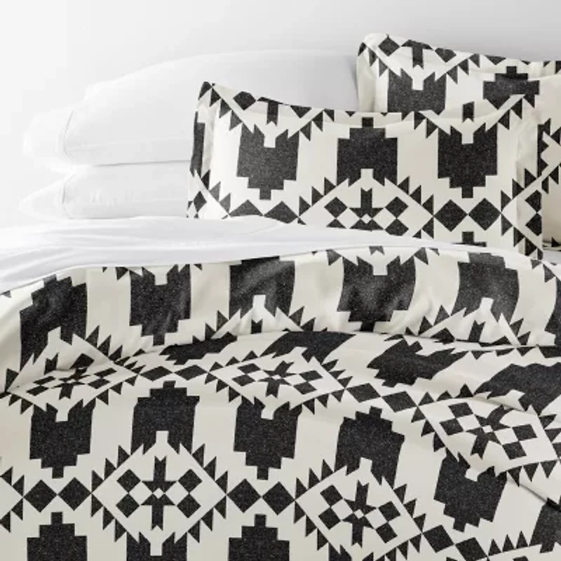 Casual Comfort Adobe Diamond Patterned Duvet Cover Set