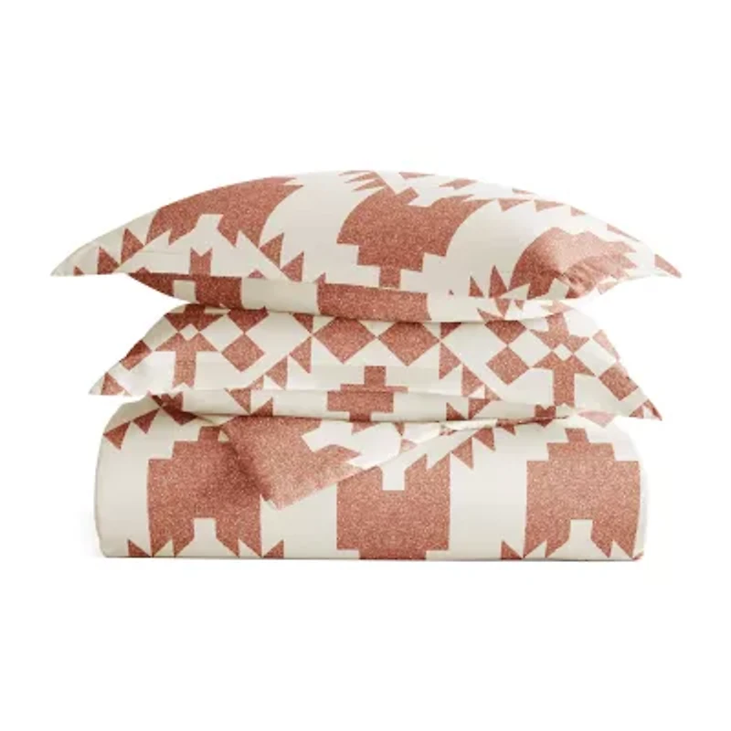 Casual Comfort Adobe Diamond Patterned Duvet Cover Set
