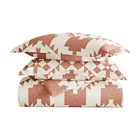 Casual Comfort Adobe Diamond Patterned Duvet Cover Set