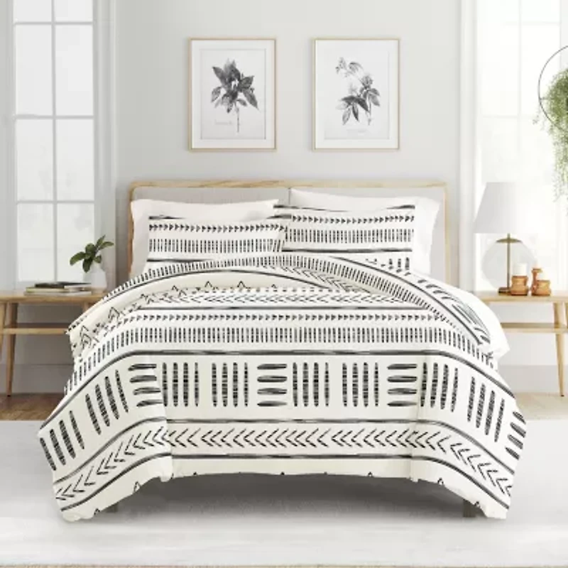 Casual Comfort Arrow Dreams Patterned Duvet Cover Set