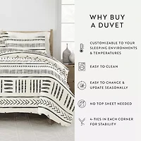 Casual Comfort Arrow Dreams Patterned Duvet Cover Set