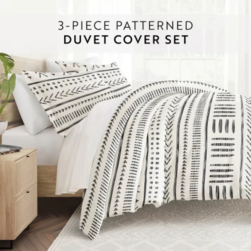 Casual Comfort Arrow Dreams Patterned Duvet Cover Set