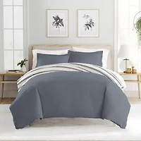 Casual Comfort Desert Stripe Patterned Reversible Duvet Cover Set