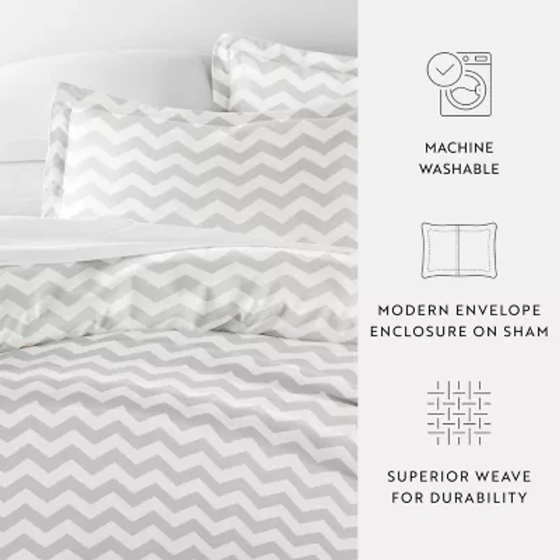 Casual Comfort Premium Ultra Soft Arrow Pattern Duvet Cover Set