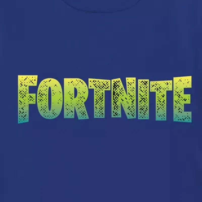Big Boys Crew Neck Short Sleeve Fortnite Graphic T-Shirt