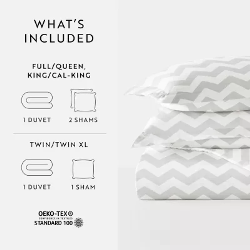 Casual Comfort Premium Ultra Soft Arrow Pattern Duvet Cover Set