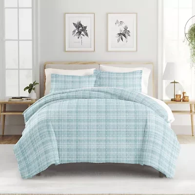 Casual Comfort Premium Ultra Soft Polka Dot Pattern Duvet Cover Set