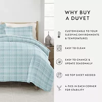 Casual Comfort Premium Ultra Soft Polka Dot Pattern Duvet Cover Set