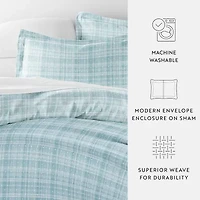 Casual Comfort Premium Ultra Soft Polka Dot Pattern Duvet Cover Set