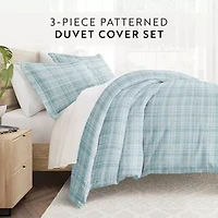 Casual Comfort Premium Ultra Soft Polka Dot Pattern Duvet Cover Set