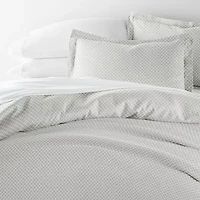 Casual Comfort Premium Ultra Soft Quatrefoil Pattern Duvet Cover Set