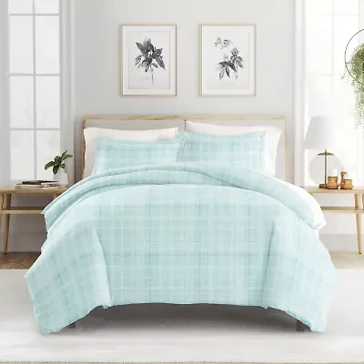 Casual Comfort™ Premium Ultra Soft Thatch Pattern Duvet Cover Set