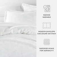 Casual Comfort™ Premium Ultra Soft Vine Pattern Duvet Cover Set