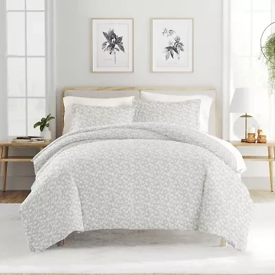 Casual Comfort Premium Ultra Soft Wheatfield Pattern Duvet Cover Set