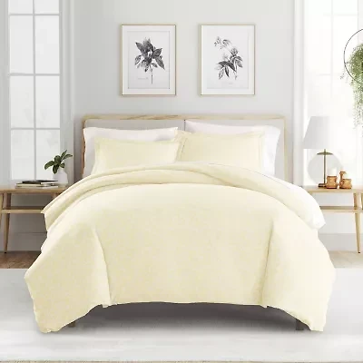 Casual Comfort Premium Ultra Soft Wheatfield Pattern Duvet Cover Set