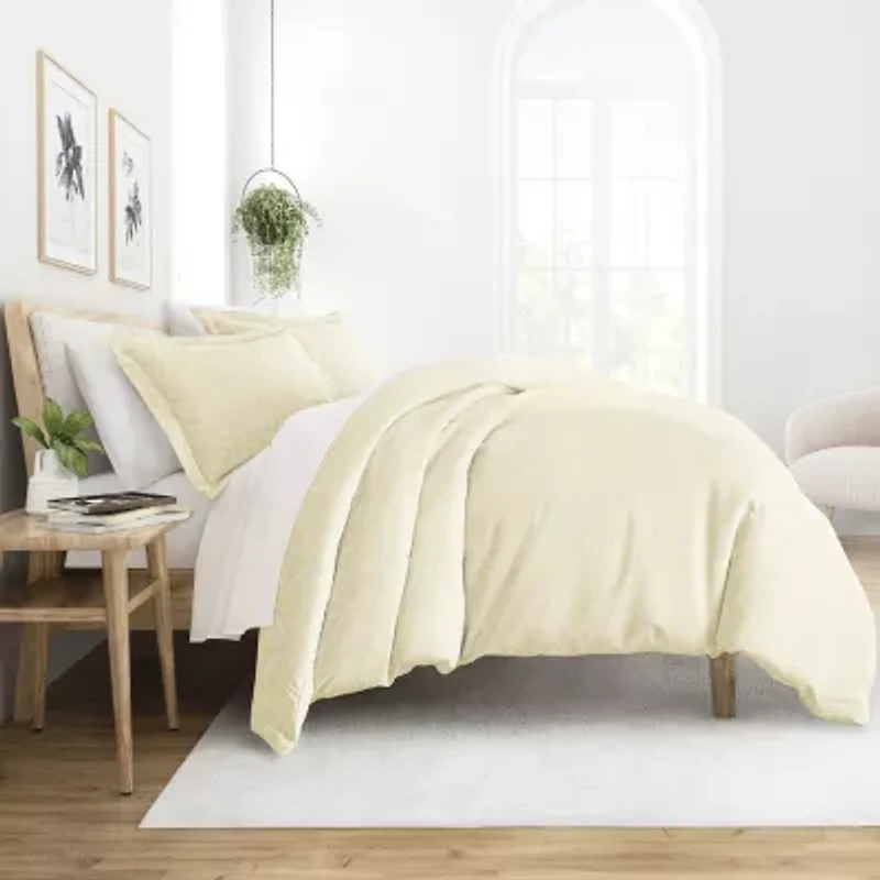 Casual Comfort Premium Ultra Soft Wheatfield Pattern Duvet Cover Set