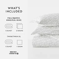 Casual Comfort Premium Ultra Soft Wheatfield Pattern Duvet Cover Set