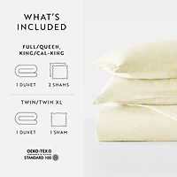 Casual Comfort Premium Ultra Soft Wheatfield Pattern Duvet Cover Set