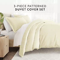 Casual Comfort Premium Ultra Soft Wheatfield Pattern Duvet Cover Set