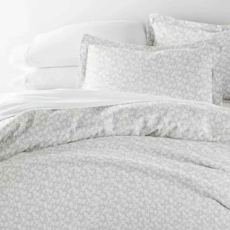 Casual Comfort Premium Ultra Soft Wheatfield Pattern Duvet Cover Set