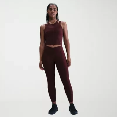 Nike Dri-Fit Womens Quick Dry High Rise Knit 7/8 Ankle Legging