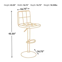 Signature Design by Ashley® Bellatier Set of 2 Adjustable Height Swivel Barstools