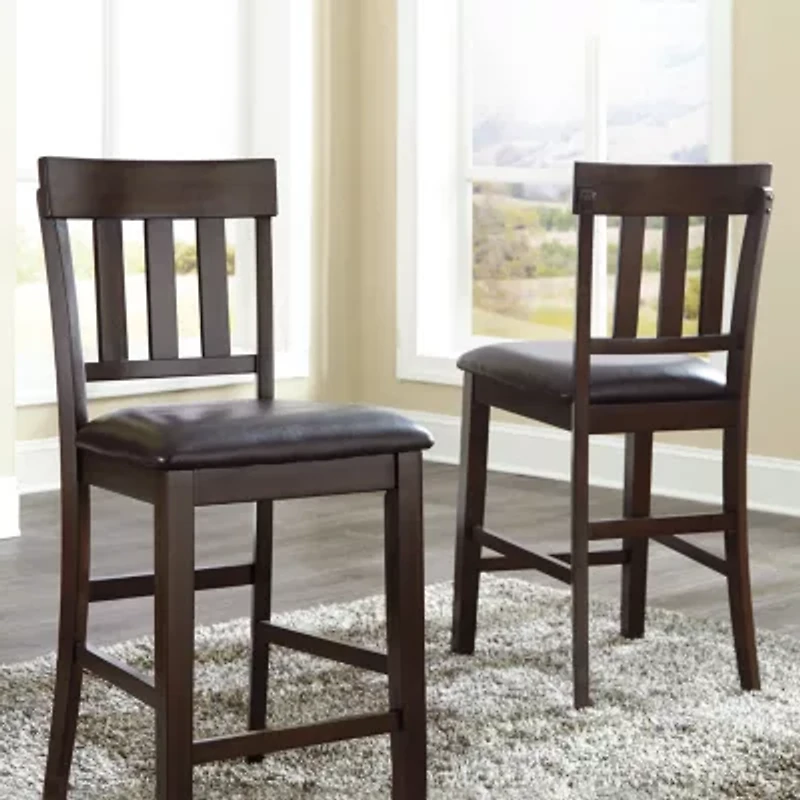 Signature Design by Ashley® Towson Set of 2 Counter Height Upholstered Bar Stools