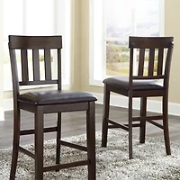 Signature Design by Ashley® Towson Set of 2 Counter Height Upholstered Bar Stools