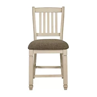 Signature Design by Ashley® Roanoke Set of 2 Upholstered Counter Height Stools