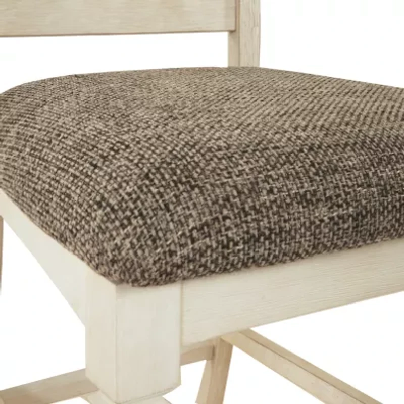 Signature Design by Ashley® Roanoke Set of 2 Upholstered Counter Height Stools