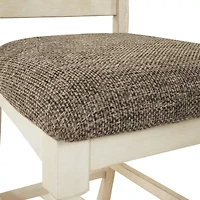 Signature Design by Ashley® Roanoke Set of 2 Upholstered Counter Height Stools