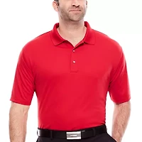 PGA TOUR Airflux Big and Tall Mens Regular Fit Short Sleeve Polo Shirt