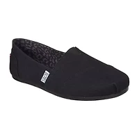 Skechers Bobs Plush Peace And Love Womens Closed Toe Slip-On Shoe