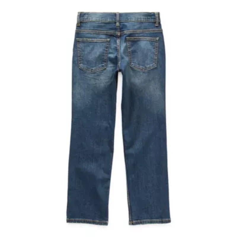 Thereabouts Little & Big Kid Boys Adjustable Waist Stretch Fabric Relaxed Fit Jean