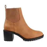 Journee Collection Womens Hallie Stacked Heel Booties