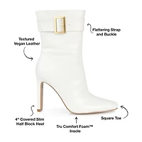 Journee Collection Womens Elanie Block Heel Booties