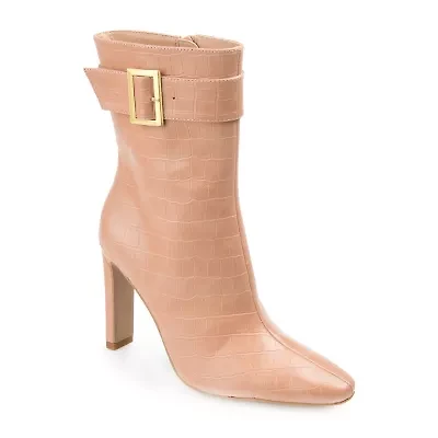 Journee Collection Womens Elanie Block Heel Booties