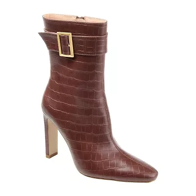 Journee Collection Womens Elanie Block Heel Booties