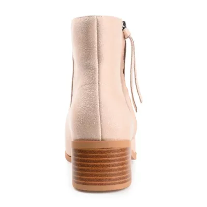 Journee Collection Womens Sadiya Stacked Heel Booties