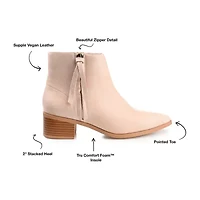 Journee Collection Womens Sadiya Stacked Heel Booties