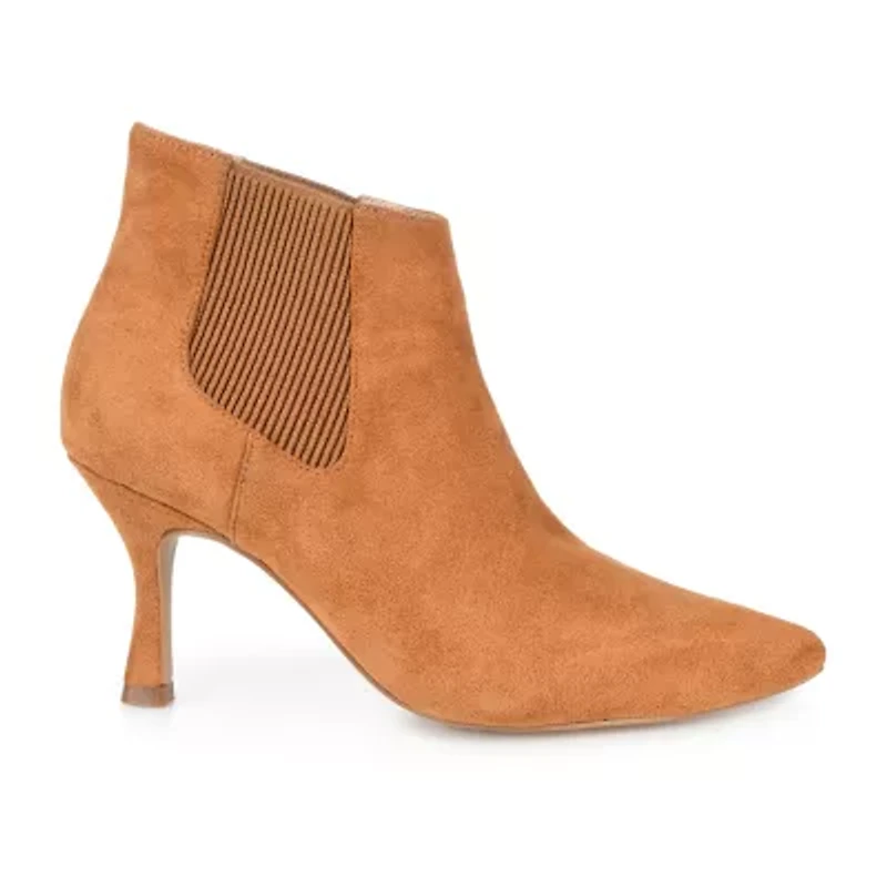 Journee Collection Womens Elitta Kitten Heel Booties