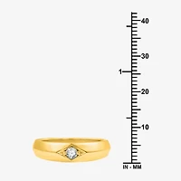 I Said Yes (H-I / I1) 1/5 CT. T.W. Lab Grown White Diamond Sterling Silver or 14K Gold Over Wedding Band