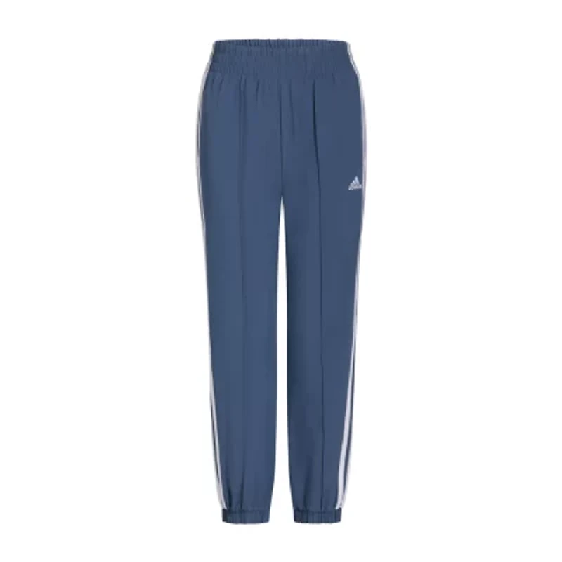 adidas Big Kid Girls Mid Rise Cuffed Drawstring Pant
