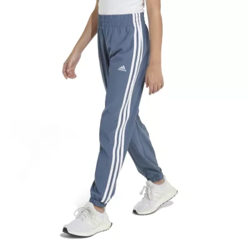 adidas Big Kid Girls Mid Rise Cuffed Drawstring Pant