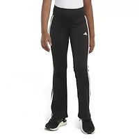adidas Big Kid Girls Comfort Waistband Cuffed Mid Rise Regular Fit Flat Front Pant