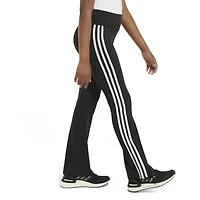 adidas Big Kid Girls Comfort Waistband Cuffed Mid Rise Regular Fit Flat Front Pant
