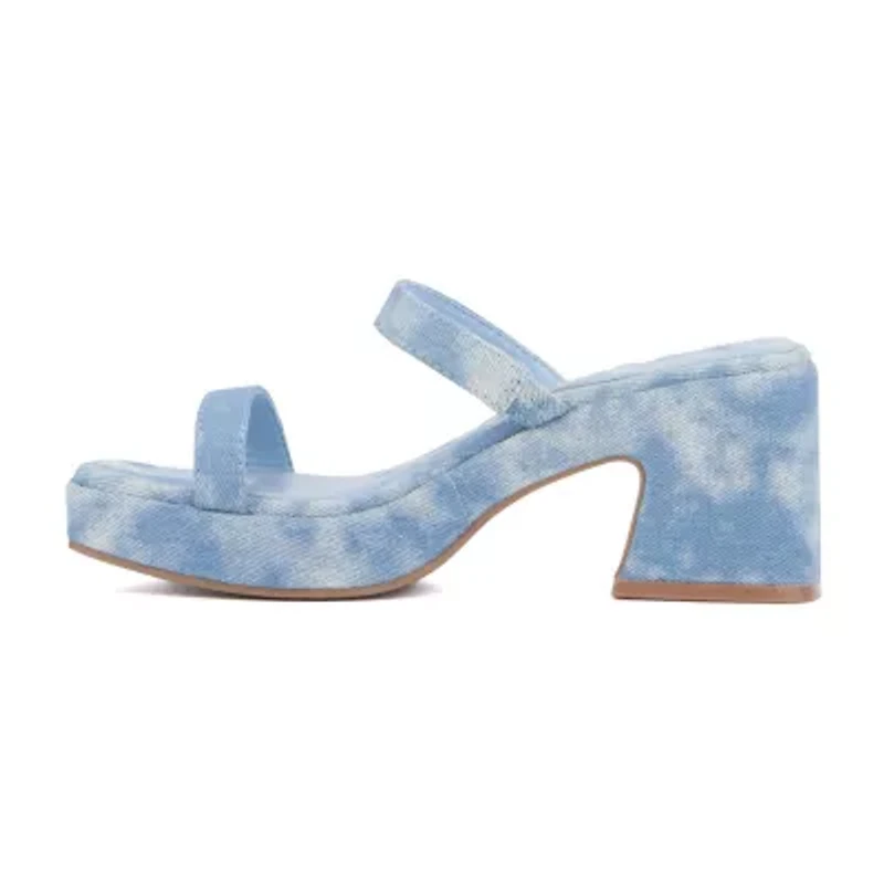 Olivia Miller Womens Savage Heeled Sandals