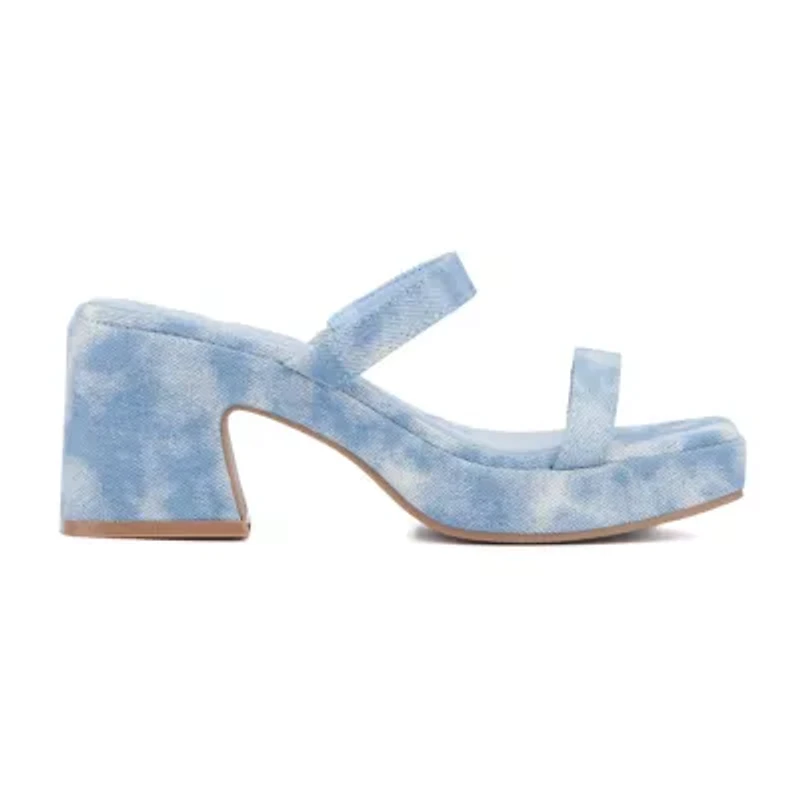 Olivia Miller Womens Savage Heeled Sandals